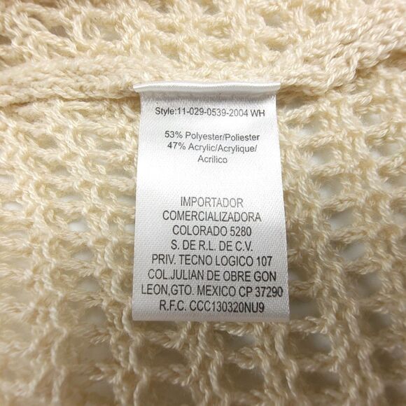 Stetson Beige and Navy Geometric Knit Vest - Picture 7 of 7